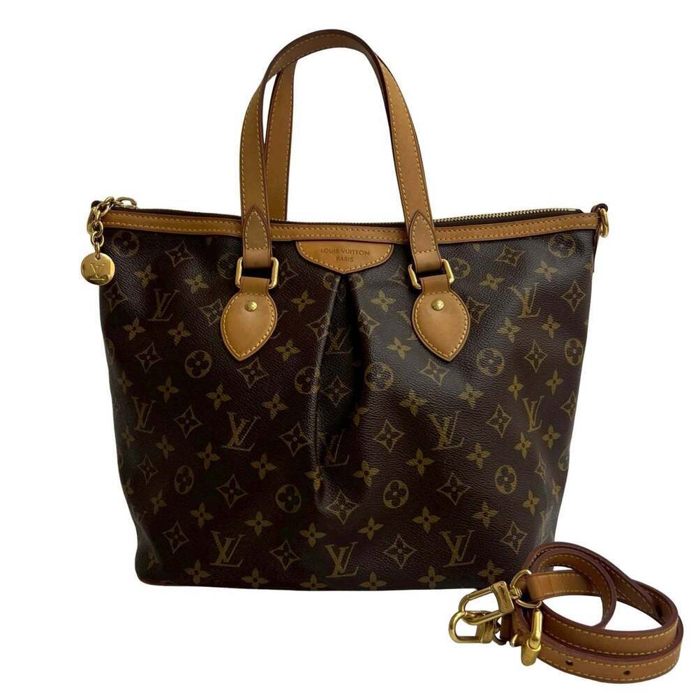 LOUIS VUITTON Brown Monogram Leather Shoulder Bag